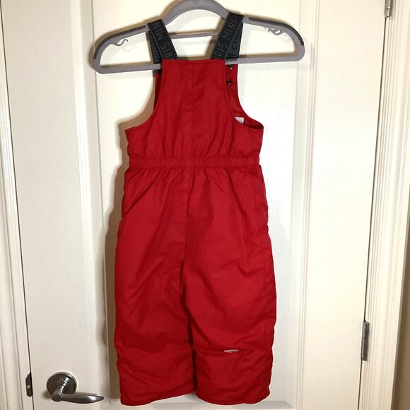 Souris Mini Toddler Girls Red Snow Pants With Bib 30 Months Warm Winter Skiing - Picture 7 of 11